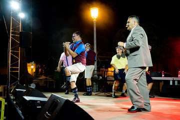  La Murgota de Telde estrena con éxito en Gáldar su espectáculo 'Los chicos del coro'/TA.